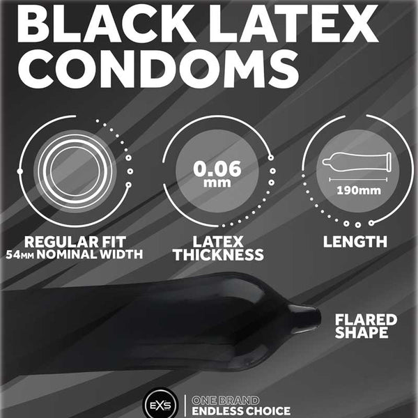 Condones Negros Fantasy 12 uds