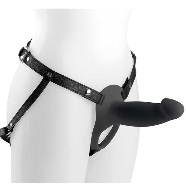 Arnés Hueco H2 Talla L Negro - Virgite - Arneses con pene o dildo Strap-On