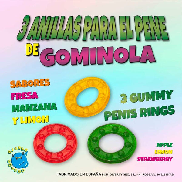 Anillo para el Pene de Gominola Cereza - CM - Tangas Comestibles Bragas y chuches