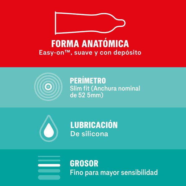 Durex Sensitivo Slim Fit 10 uds