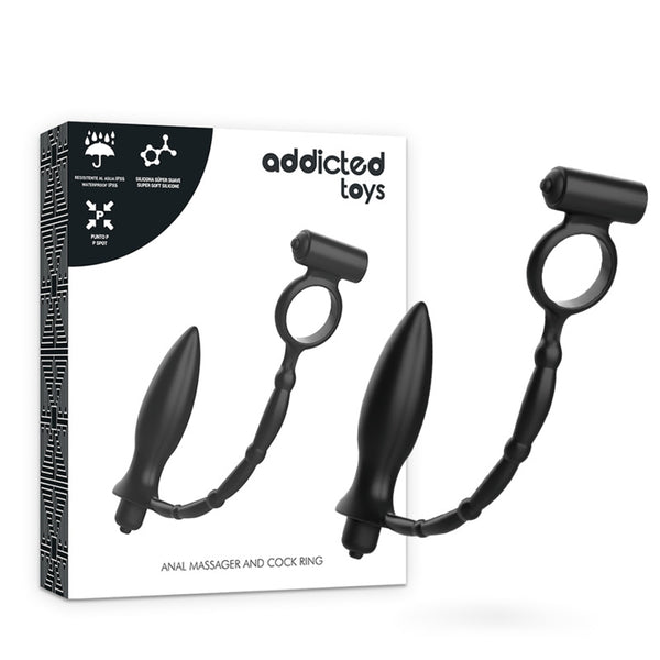 Anal fantasy estimulador mini anal - Addicted Toys - Anillo vibrador para el pene (con y sin vibración)