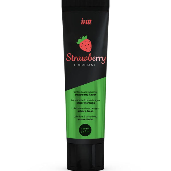 Lubricante Base Agua Fresa 100 ml - Intt - Lubricantes sexuales