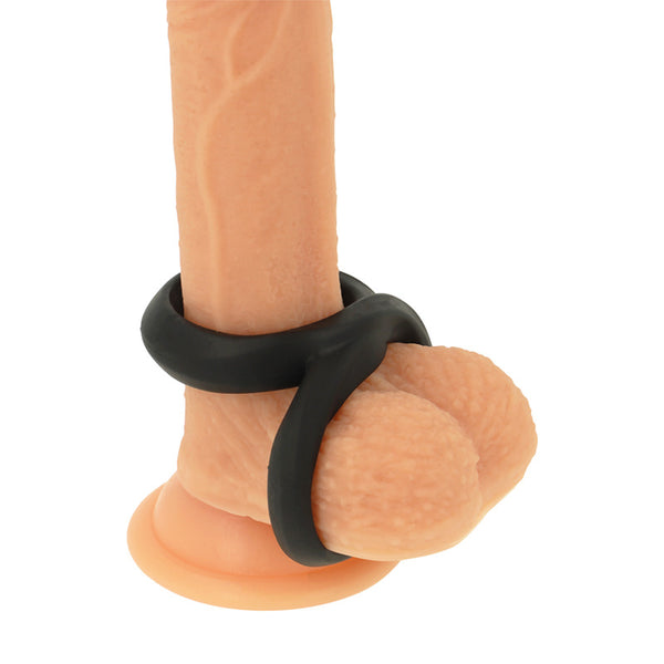 Anillo Doble Para Pene y Testículos PR12 - Powering - Anillo vibrador para el pene (con y sin vibración)