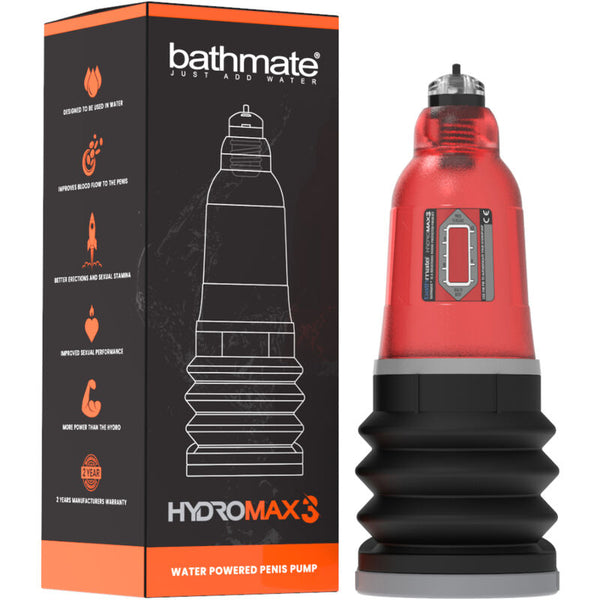 Hydromax 3 Rojo - Bathmate - Bombas Bathmate