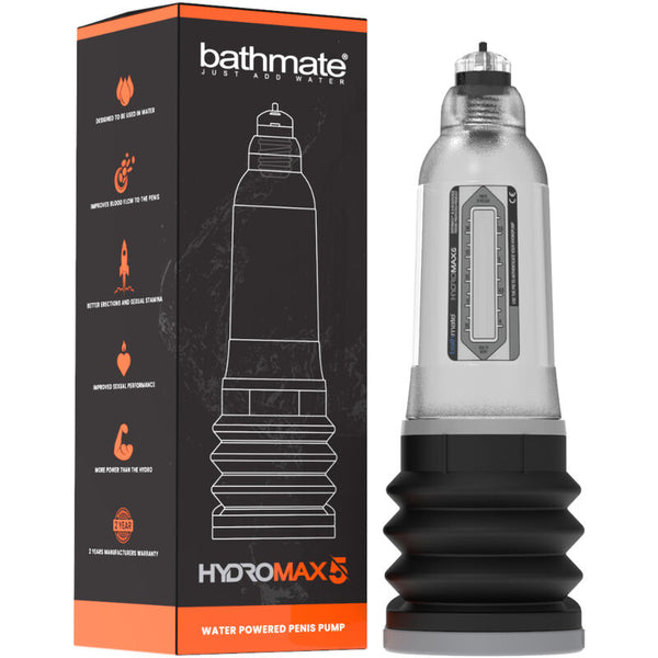 Hydromax 5 Transparente - Bathmate - Bombas de succión
