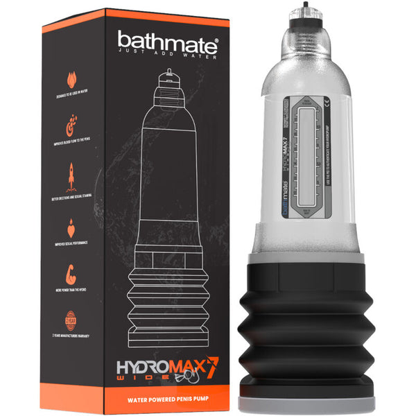 Hydromax 7 Wide Boy Transparente - Bathmate - Bombas de succión