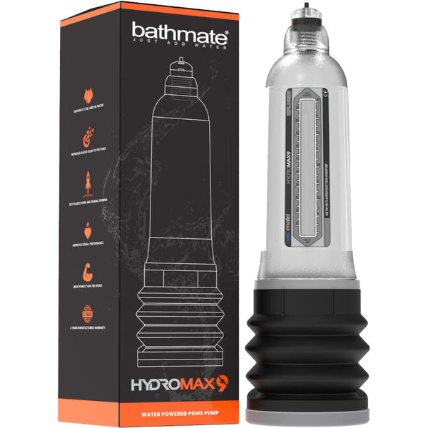 Hydromax 9 Transparente - Bathmate - Bombas de succión