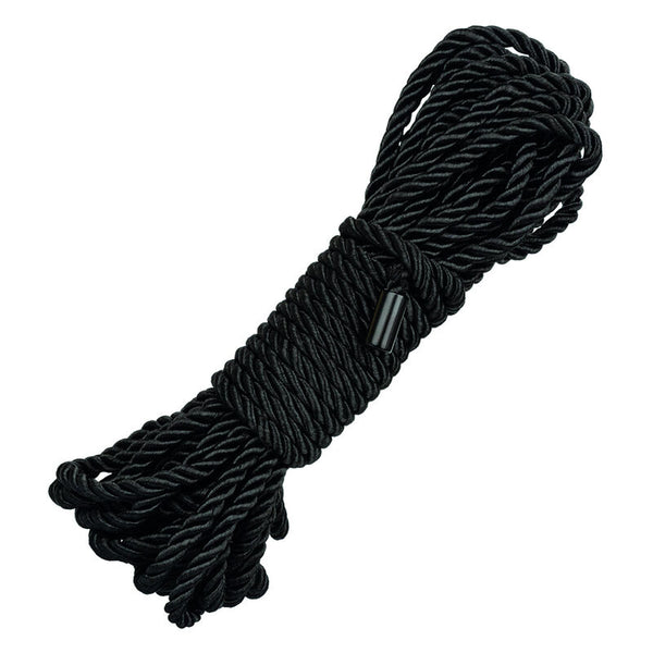 Cuerda Bondage 10m Negro - CaliforniaExotic - Esposas para BDSM