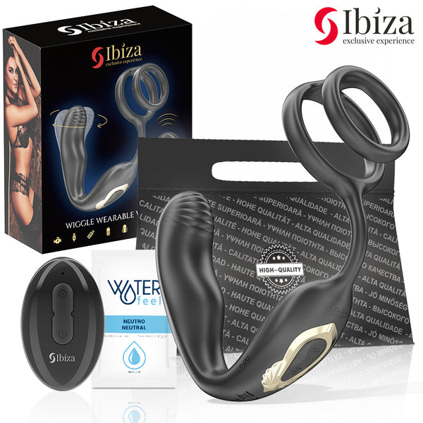 Wiggle Plug Anal con Anillas Pene - Ibiza - Vibradores masculinos para el masaje prostático