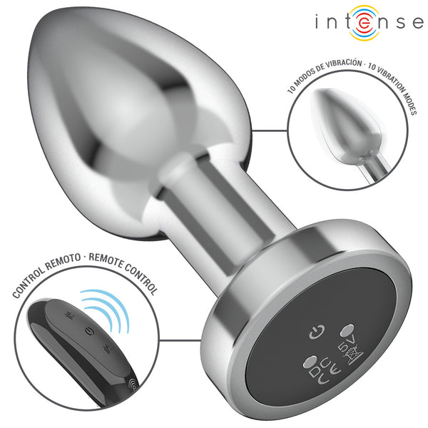 Plug Anal Metal con Vibración Talla M