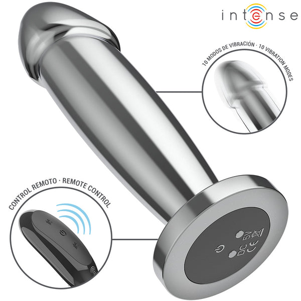 Dildo Anal Vibrador Metal Talla M