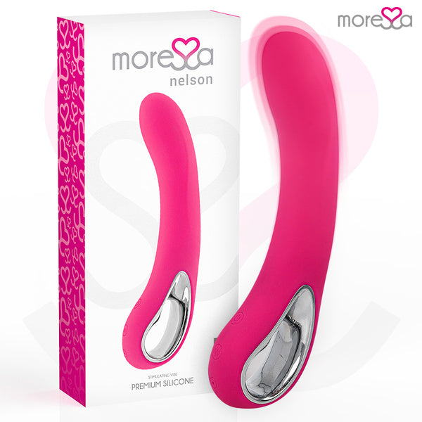 Vibrador recargable de fácil sujección y de silicona. Se adapta perfectamente a ti.