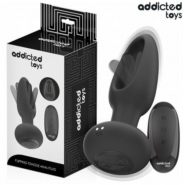 Plug Anal Vibrador con Lengua Interna - Addicted Toys - Plugs anales