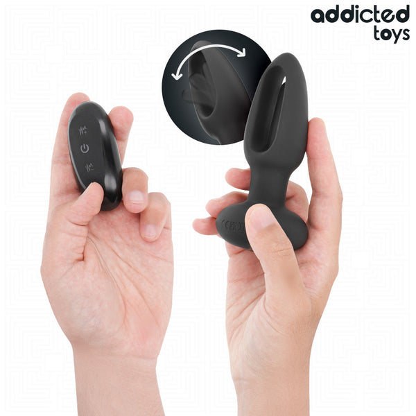 Plug Anal Vibrador con Lengua Interna