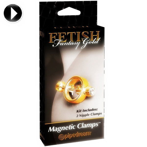 Gold pinzas magnéticas para pezones