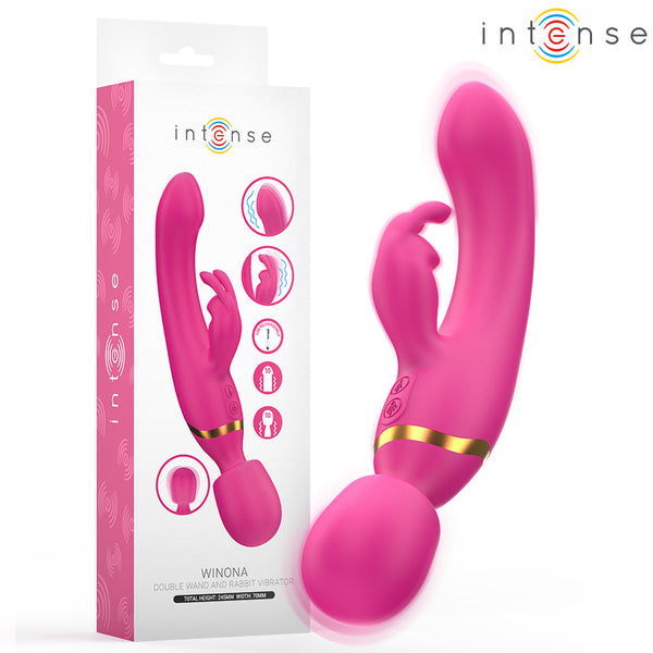 Winona Doble Vibrador Rabbit Con Wand - Intense - Vibradores