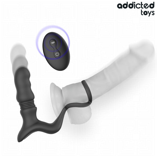 Anillo con Vibrador Prostático con Sube y Baja