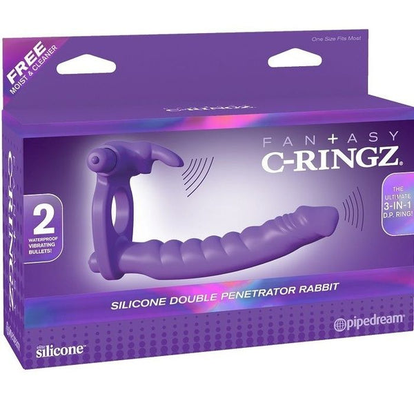 C-ringz anillo doble penetracion con rabbit