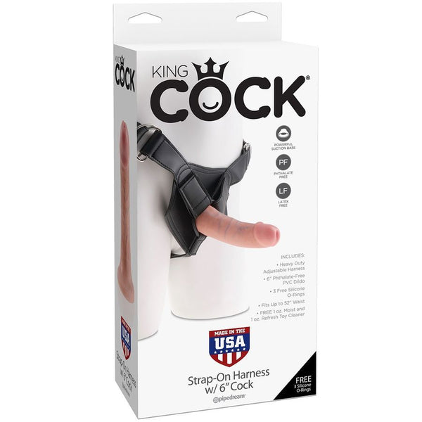 Arnes con pene realistico 15.20 cm