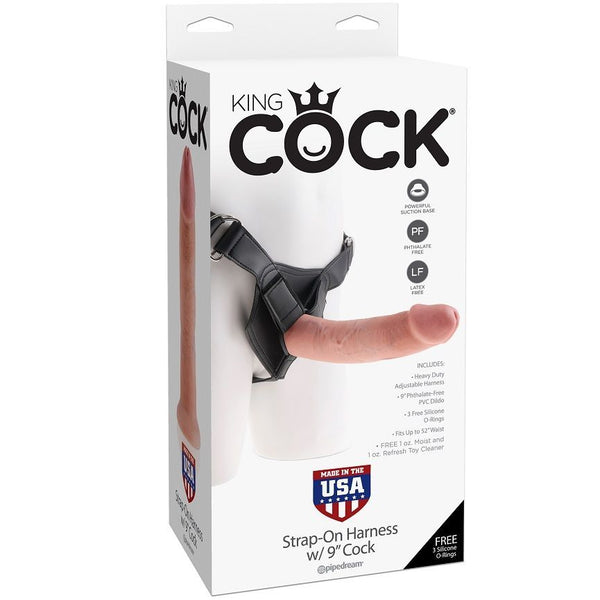 Arnes con pene realistico 22.9 cm