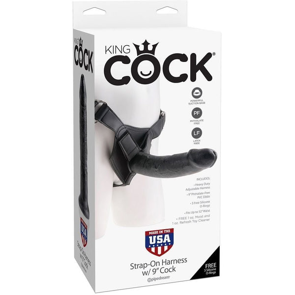 Arnes con pene realistico 22.9 cm