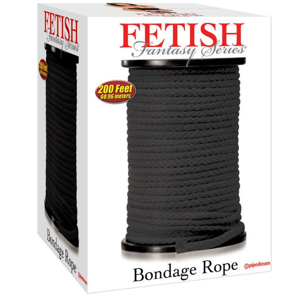 Cuerda seda negro 60 metros - FetishFantasy - Esposas para BDSM