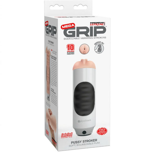 Mega grip vagina vibrador
