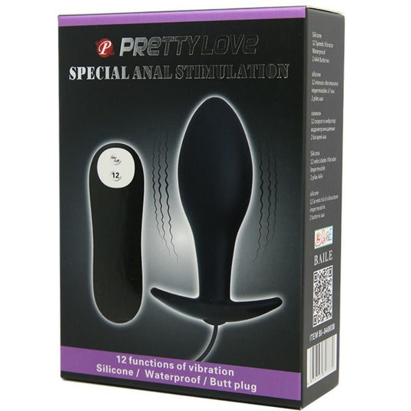 Plug anal silicona forma ancla y vibración