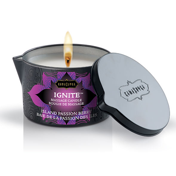 Massage Candle Island Passion 170 gr - Kamasutra - Velas para masajes eróticos Shunga y más