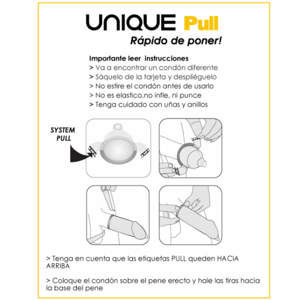 Unique sin látex rápido de poner