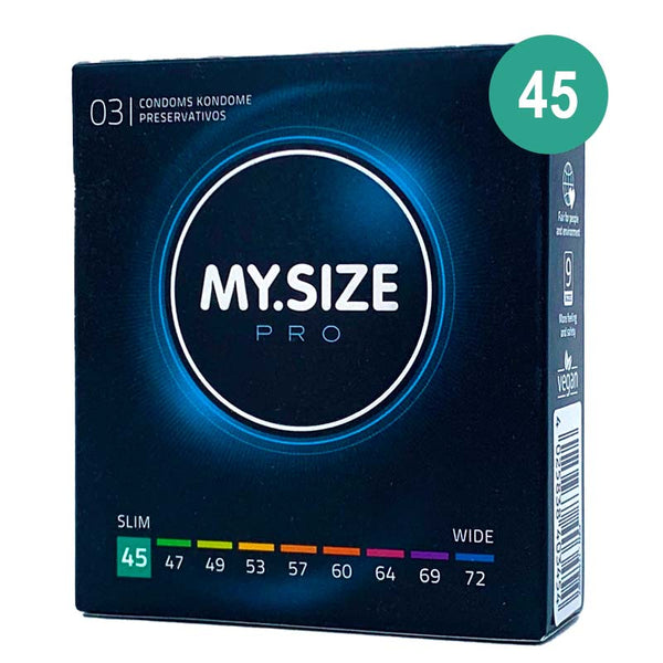 MySize Pro Talla 45 caja 3 Uds - MySize - Comprar preservativos o condones