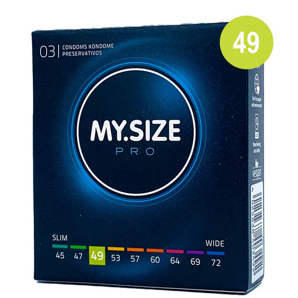 MySize Pro Talla 49 caja 3 uds - MySize - Comprar preservativos o condones