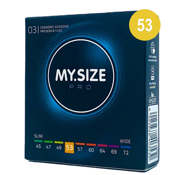 MySize Talla 53 caja 3 uds - MySize - Comprar preservativos o condones