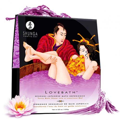 Love Bath Sensual Lotus 600gr - Shunga - Sales y geles de baño