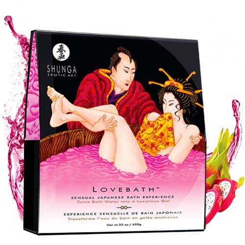 Love Bath Fruta del Dragón 600gr - Shunga - Sales y geles de baño