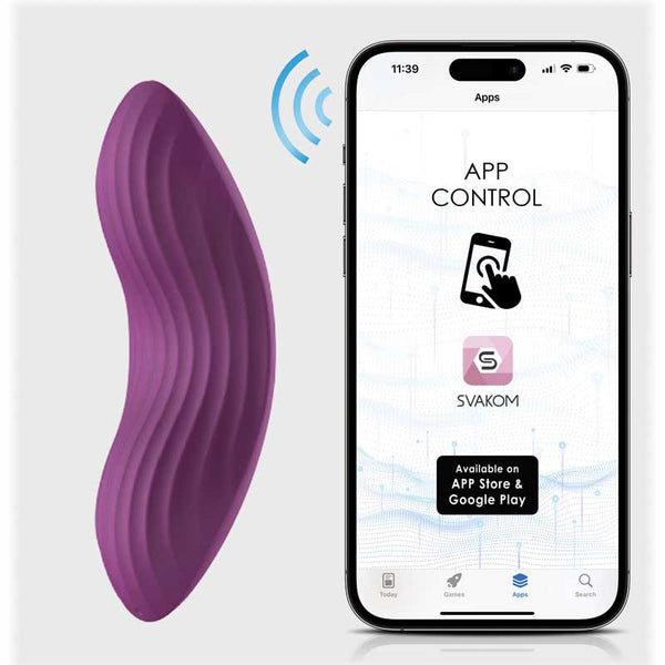 Panty vibrador Edeny - Svakom - Vibradores para braguita a control remoto