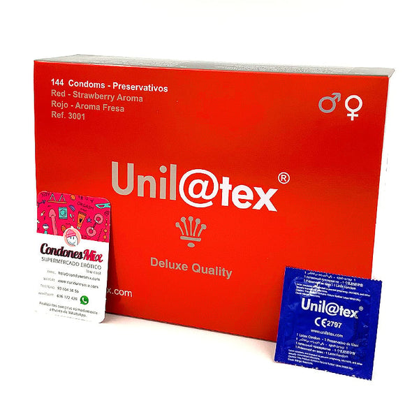 Unilatex Fresa 144 uds - Unilatex - Comprar preservativos o condones