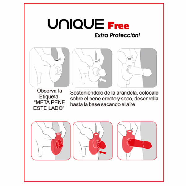Unique extra seguro sin látex