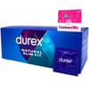 Durex Condón recto, el condón clásico de Durex y el 2º más pequeño. Con 52 mm de anchura nominal y liso. Sin otros añadidos. Basic Natural 144 uds