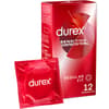 Durex Condón ultra fino y extra-lubriado de Durex, para relaciones más plancenteras. Preservativos sensitivos para relaciones más placenteras e intensas. Sensitivo Contacto Total 12 uds
