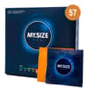 MySize Condón con forma Recta para buscar un ajuste perfecto. La talla 57 se considera talla grande, si la talla 53 te aprieta. Talla 57 caja 36 uds