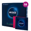 MySize Condón tamaño XL. De talla grande, más anchos para aquellos que buscan mayor amplitud. Talla 64 Talla 64 caja 36 uds