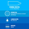  . Durex Durex XL. Talla grande tamaño XL, más largos que los normales. Si los normales se quedan cortos, este es tu modelo. Forma recta. XL Extra Large 144 uds . 