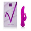  . California Exotic Poderoso vibrador estilo Rabbit de la línea de Vanity. Potente vibrador para estimulación del punto G, las paredes vaginales y una graciosa lengua que estimula el clítoris.<br/><br/> La carga está completa en 3 horas. Co . 