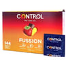  . Control Sabores de la mano de Control, chocolate, melocotón y menta. Con forma anatómica para mayor comodidad. Preservativos de colores. Fussion 144 uds . 