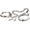  . Hecho de acero de alta calidad, estas esposas son el accesorio perfecto para restringir y divertirte haciendo juegos bondage . 