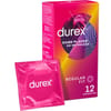  . Durex Preservativos estriados diseñados para aportar nueva estimulación y sensaciones. Con forma anatómica para mayor comodidad y sujeción. Dame Placer 12 uds . 