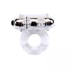  . Anillo Vibrador para el Pene  Bull Ring Transparente 2 . 