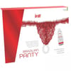  . Panty con perlas y gel lubricante 0 . 
