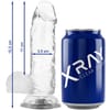  . Dildo 008 Transparente 15.5 cm 2 . 